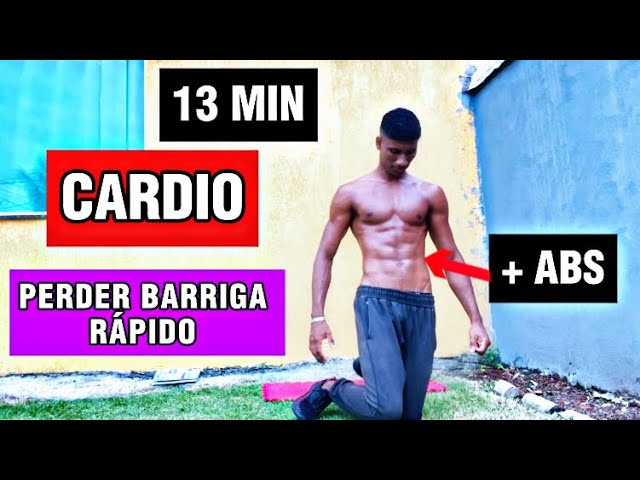 TREINO para perder Barriga em uma semana 🔥 Cardio Intenso - Sem equipamentos