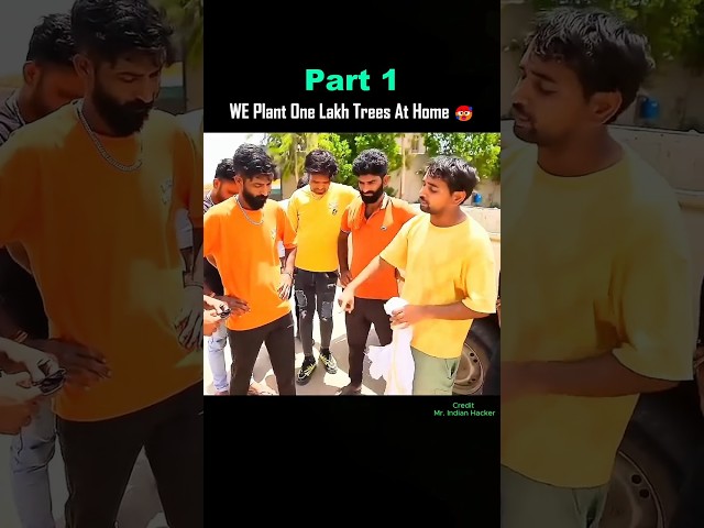 We Plant One Lakh Trees ☘️ At Home - 100% Unique 😈 (PART 1) #mrindianhacker #shortsfeed #shorts