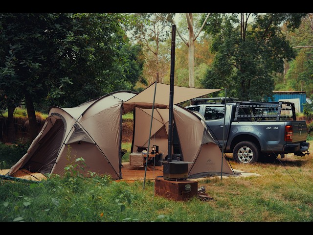 ASMR Camping Experience in the Heart of Nature