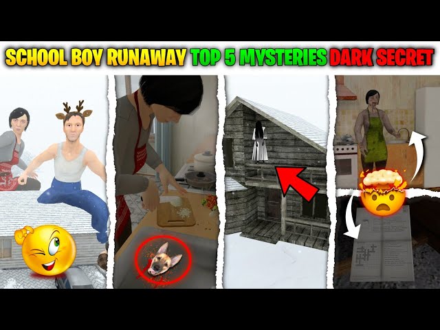 🔥Top 5 Mysteries Dark Secret In SCHOOLBOY RUNAWAY