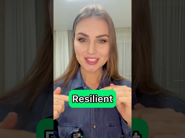 Resilient🇬🇧🇺🇸 #english #words #speaking #ielts #trendingreels #learnenglish #speakenglish #tips