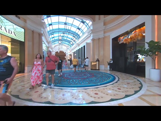 Walk Through the Bellagio in Stunning 6K VR180 | Luxury Brands & Cool Comfort | Meta Quest 3 | CALF