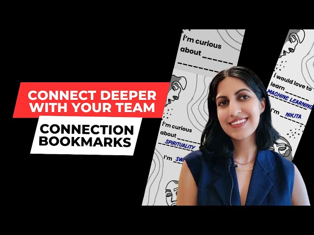 Start Team Conversations with Bookmarks I Team Building I Jasmine Chabria