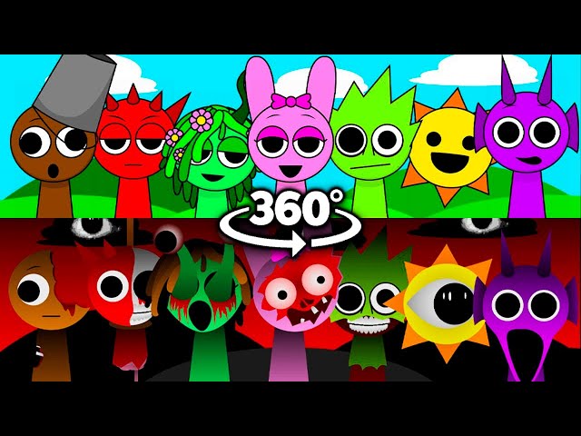 360º VR Incredibox Sprunki - They are Not Real