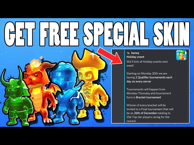 How To Get Free Special Skin In Stumble Guys | Stumble Guys New Holiday Tournament Update Explained