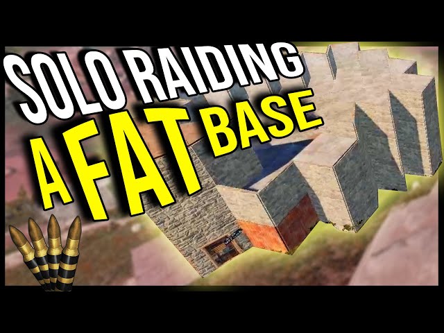 SOLO RAIDING a RICH FAT BASE - Rust Raid Solo Ep 1 Explosive Ammo Raiding