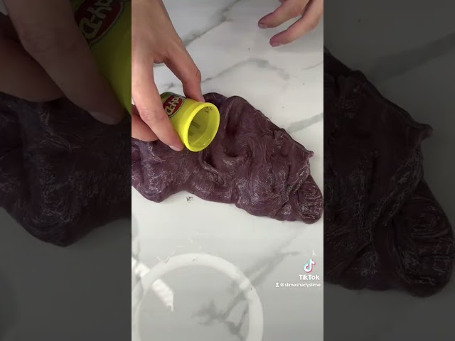 Adding PLAYDOH to SLIME pt 2 😳