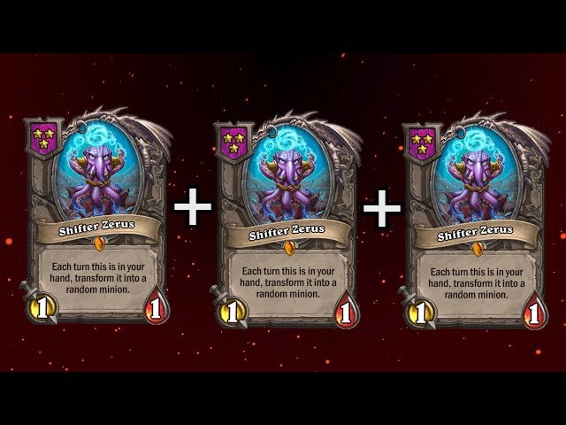 What is the Effect of Golden Shifter Zerus in Hearthstone Battlegrounds?