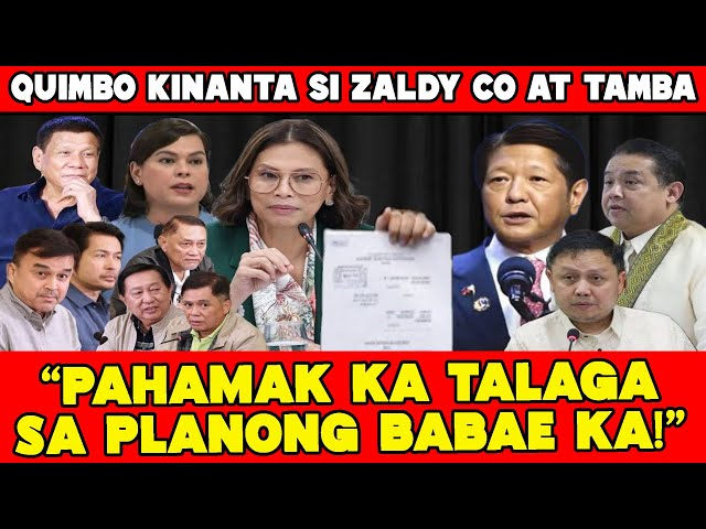 0MG! TAMBA AT ZALDY CO NADALI NI QUIMBO, UMALINGASAW ANG PLANO, NABUKO!