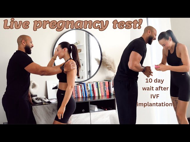 My IVF Journey: Pregnancy Test After Emotional 10-Day Wait VLOG (Pt. 3) | Lisa Fiitt