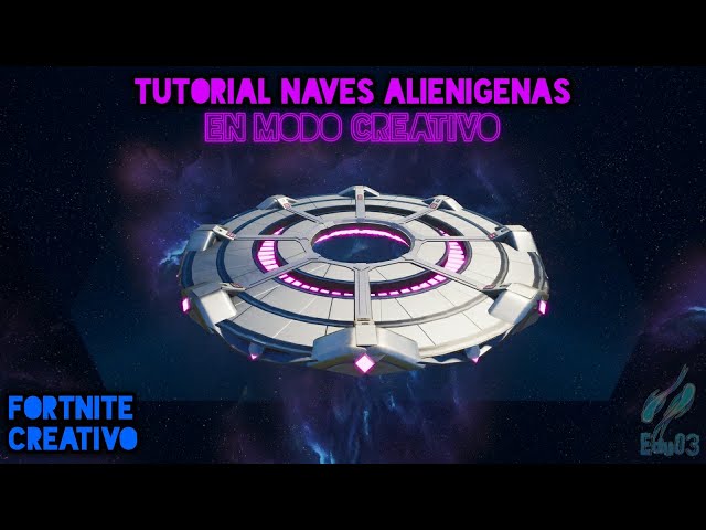 Cómo hacer las naves alienígenas en modo creativo | Fortnite tutorial