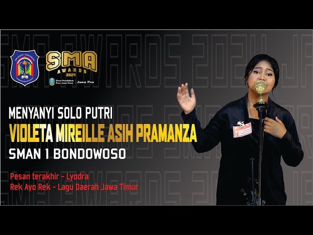 Jawa Pos SMA Awards 2024 - Menyanyi Solo Putri - SMAN 1 Bondowoso - Violeta Mireille Asih Pramanza