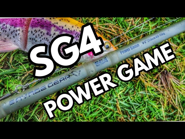 NEW Savage Gear SG4 Pike Lure Rod Review - 60-110g Heavy Game Trigger