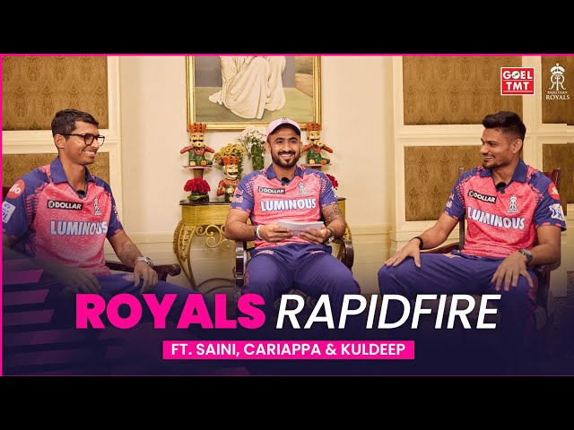 The Royal Trio - Navdeep, Kuldeep, and KC | Bowlin' Bonanza | Royals Rapid Fire | Rajasthan Royals