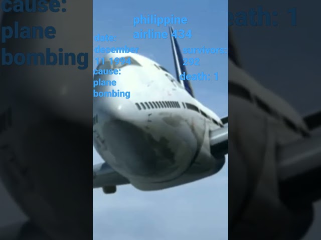 philippine airline flight 434 animation