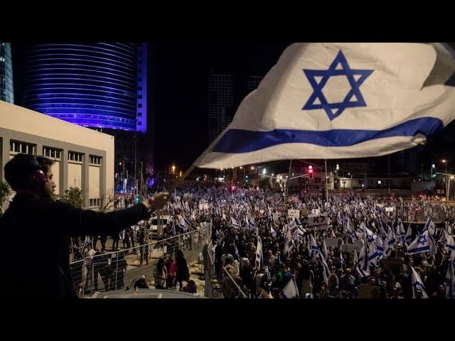 Live: People in Tel Aviv march to US Embassy, to call for a deal to release remaining hostages