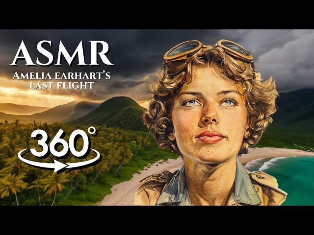 ASMR | 360° VR | Amelia Earhart's last flight | Close friend roleplay, Soft spoken, Calm, whispers