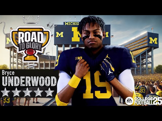 I CREATED BRYCE UNDERWOOD IN CFB 25 RTG MODE. CAN THE FRESHMAN BEAT #2 TEXAS??