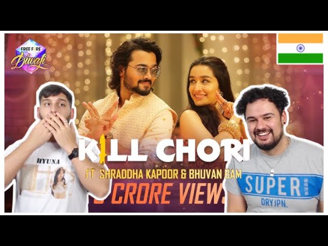 REACTION TO INDIAN MUSIC: Kill Chori ft. Shraddha Kapoor and Bhuvan Bam / FREE FIRE