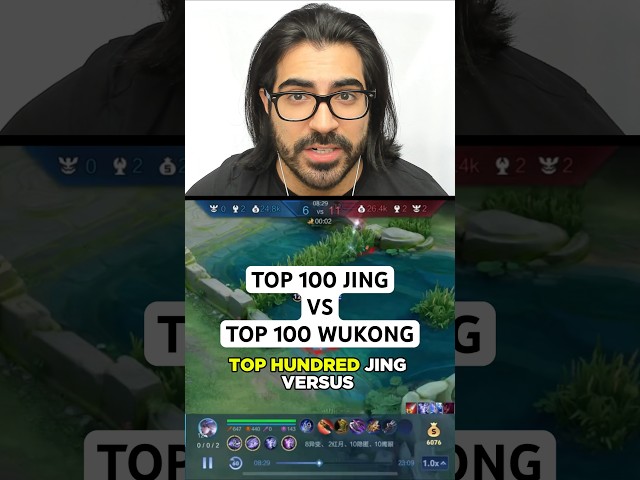 Top 100 Jing vs Top 100 Wukong! Who do you think wins? #hok #honorofkings