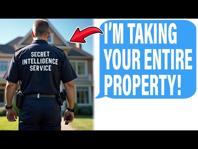 Neighbor Sends “Secret Service Officer” To My House To CONFISCATE My Land!