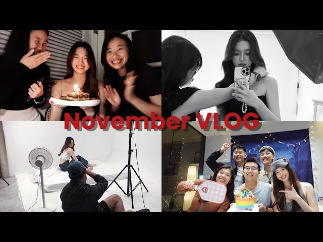 November VLOG : photoshoot📸, catching up with uni friends💬, overcooked tested our friendship🍍🍓🍣