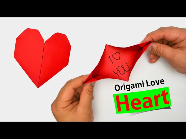 Make the Best Valentine's Gift with this Origami Heart