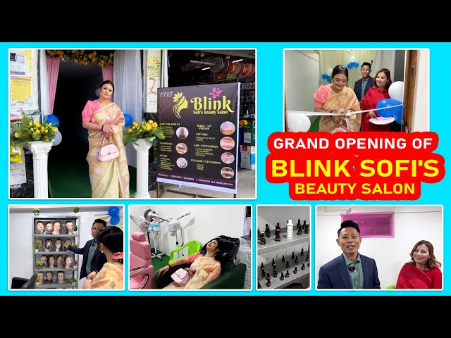 Grand opening of Blink Sofi's Beauty Salon || Canchipur M.U. Main Gate