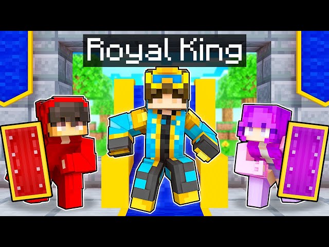 Playing As A ROYAL KING in Minecraft!