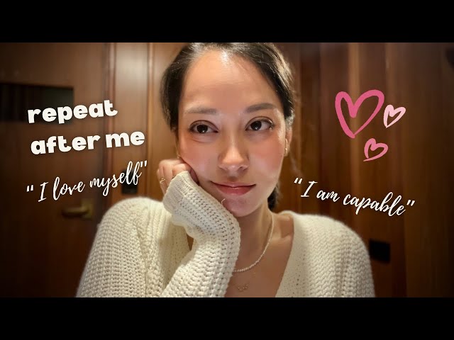 ASMR Repeat After Me 🩷 “I Am” Positive Affirmations for Self-Love