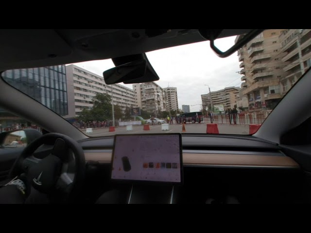 Onboard 3D VR180 - Tesla Model 3 Performance - Adrian Balota - CNSS & Electric Race Iasi