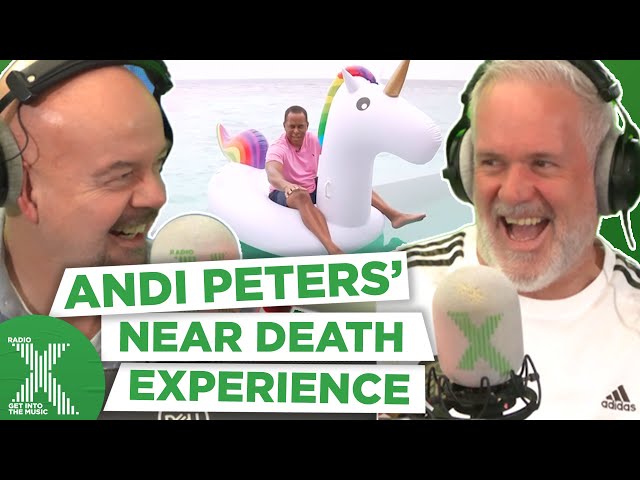 Andi Peters gets too close to the edge! | The Chris Moyles Show | Radio X