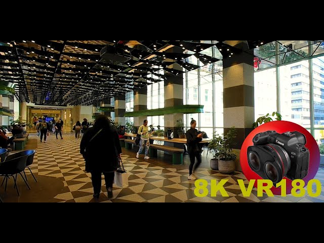 MELBOURNE CENTRAL community area and shopping centre 8K/4K VR180 3D (Travel Videos/ASMR/Music)