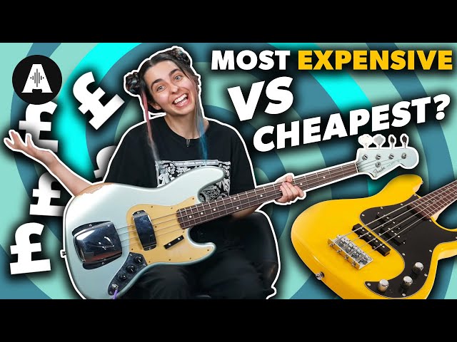 Least vs Most Expensive Bass at Andertons?