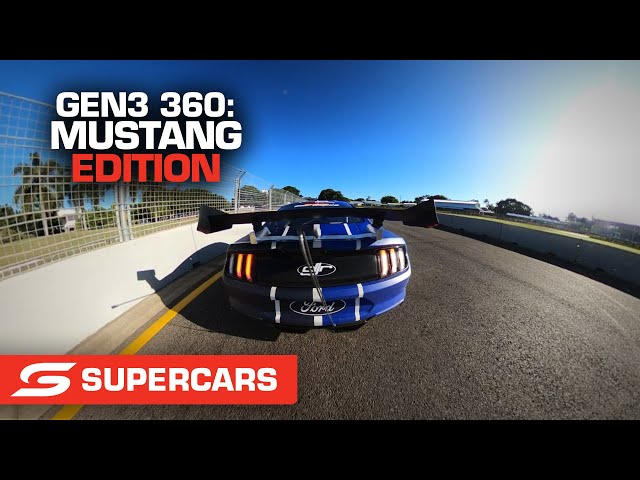 360 ONBOARD: Fierce Gen3 Mustang lap at Reid Park | Supercars 2022