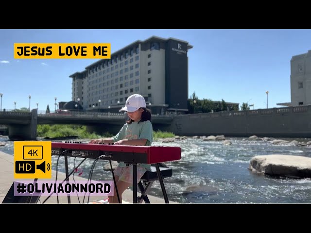 Jesus Loves Me - Piano Worship, Hymn, #ByOlivia on Nord Piano 5 (Raised a Key at the End)