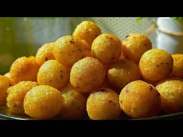 Mini Potato Balls | Easy Potato Recipe | Crispy Potato Balls