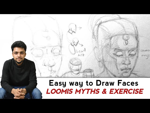 HEAD DRAWING and Exercises for Beginners