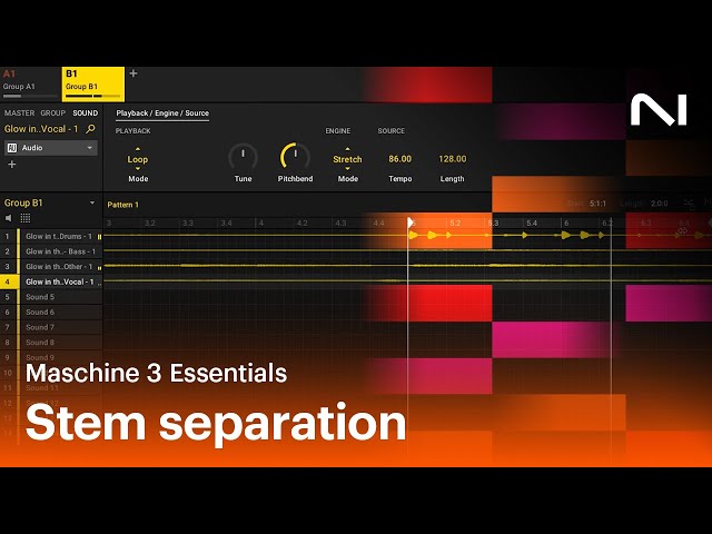 Remix tracks with stem separation in Maschine 3 | Native Instruments