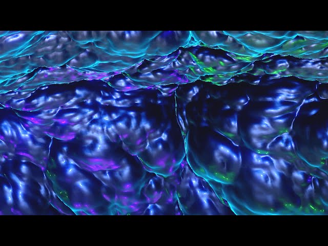 [1 HOUR] Shimmering Waves - Background/Screensaver [4K] [NO SOUND]