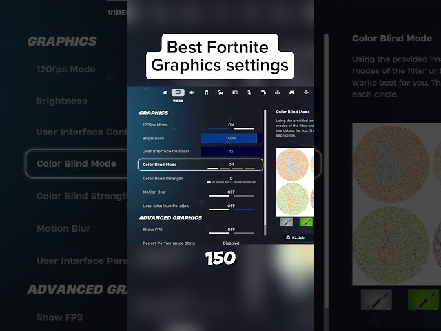 Best Fortnite graphics settings #fortnite #shorts #graphics #console