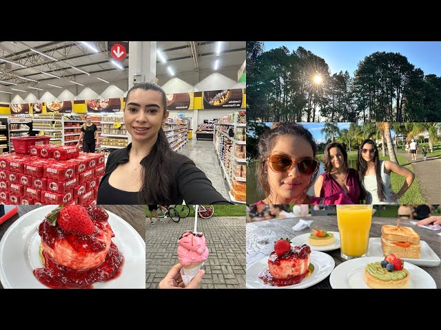 SUPERMARKET SHOPPING + COFFEE WITH FRIENDS WE WENT TO SÃO JOSÉ PARK 💕 by- jane Uchôa