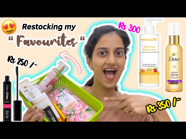 🛍️😍 Restocking my * FAVOURITES * ✨|| 🛀Bathcare , Bodycare , 💄makeup || Amazon Shopping haul 📦