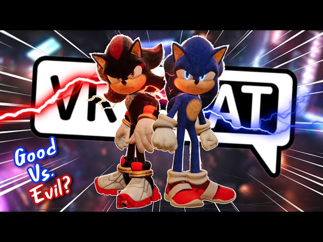 Sonic & Shadow Compete In VRChat! - VRChat Funny Moments (Sonic The Hedgehog 3)