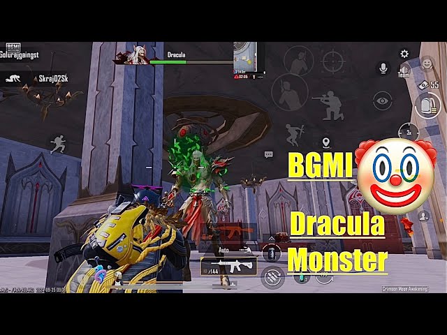 (BGMI)😱NEW 3.4 UPDATED|| MONSTER DRACULA😈HUNTING|| 4K/ 60fps