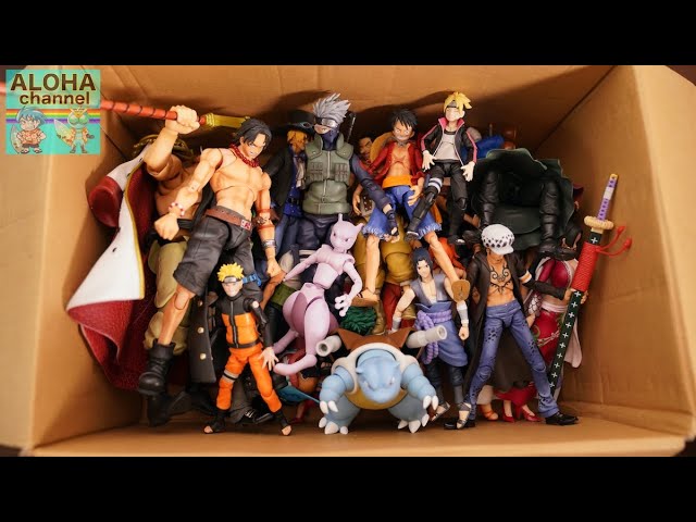 NARUTO ONE PIECE POKEMON UNBOXING S.H.FIGUARTS ETC