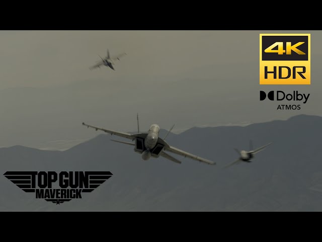 Top Gun: Maverick | 4K HDR IMAX | Pilot Exercise Scene - Dolby Atmos