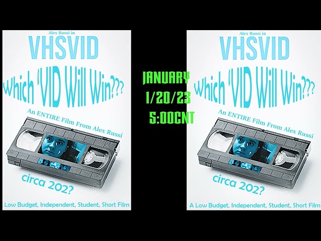 Official VHSVID Short Film Trailer | Student Short Film 2023