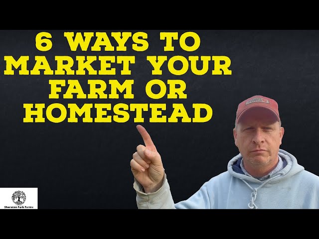 Farm Marketing - 6 Steps to Make More Money