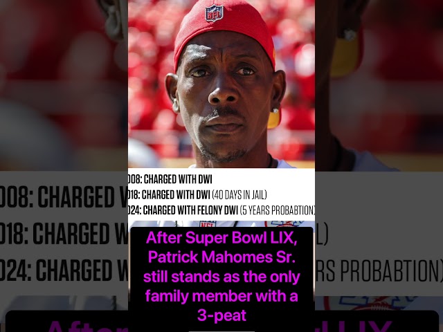 Patrick Mahomes Sr still the #threepeat CHAMP!